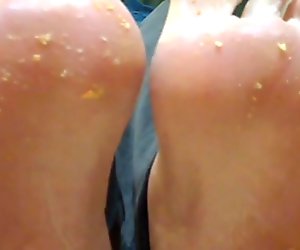 Lick her feet clean pov