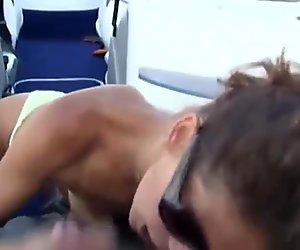 anal on the outdoor yacht