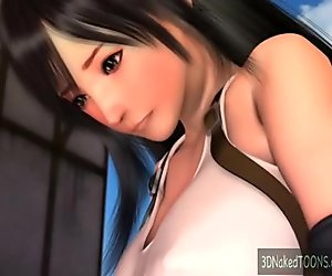 tifa 3d with great tits gets fingered and fucked.mp4