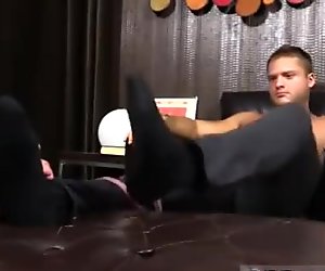 Gay asshole legs up movietures Tyrell's Sexy Feet Worshiped