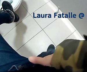 Step sister masturbating in public toilet dont tell daddy - Laura Fatalle