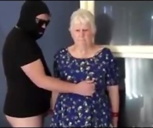 Passive grandmother alternates dicks
