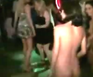 Amateur Cuties nude in crowdy disco