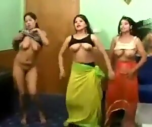 Attractive pakistani females unclothed mujra